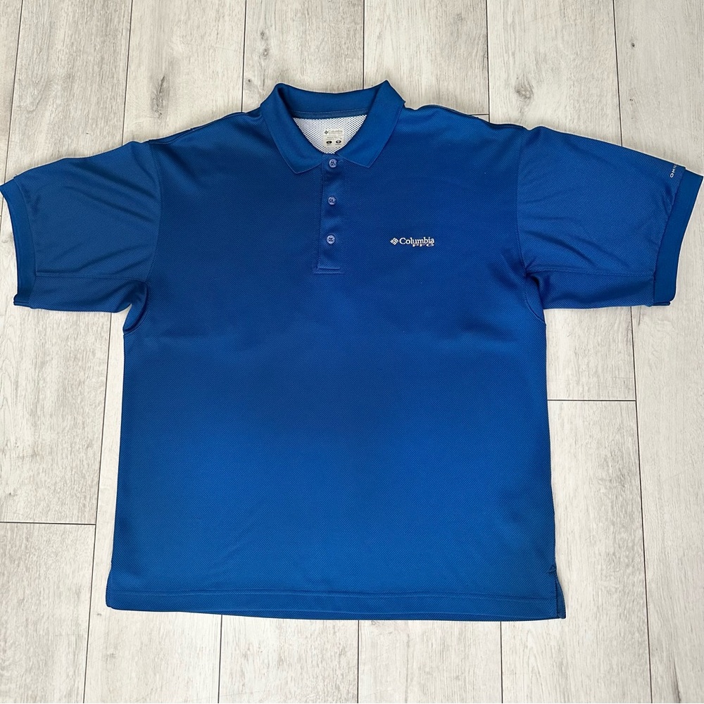 Columbia Men’s Size XLPolo Shirt Omni-Wick Short Sleeve Golf Fishing Activewear